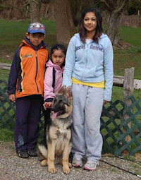 The Ali Family with Ranger