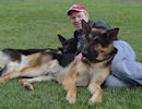 Sel Dhominator & Khraven, with Kennel Manager Joergen