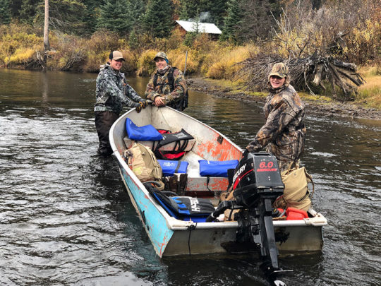 Setting up Hunting Camp